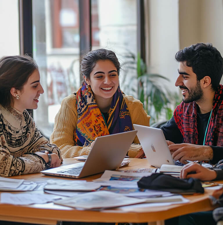 University student discussion